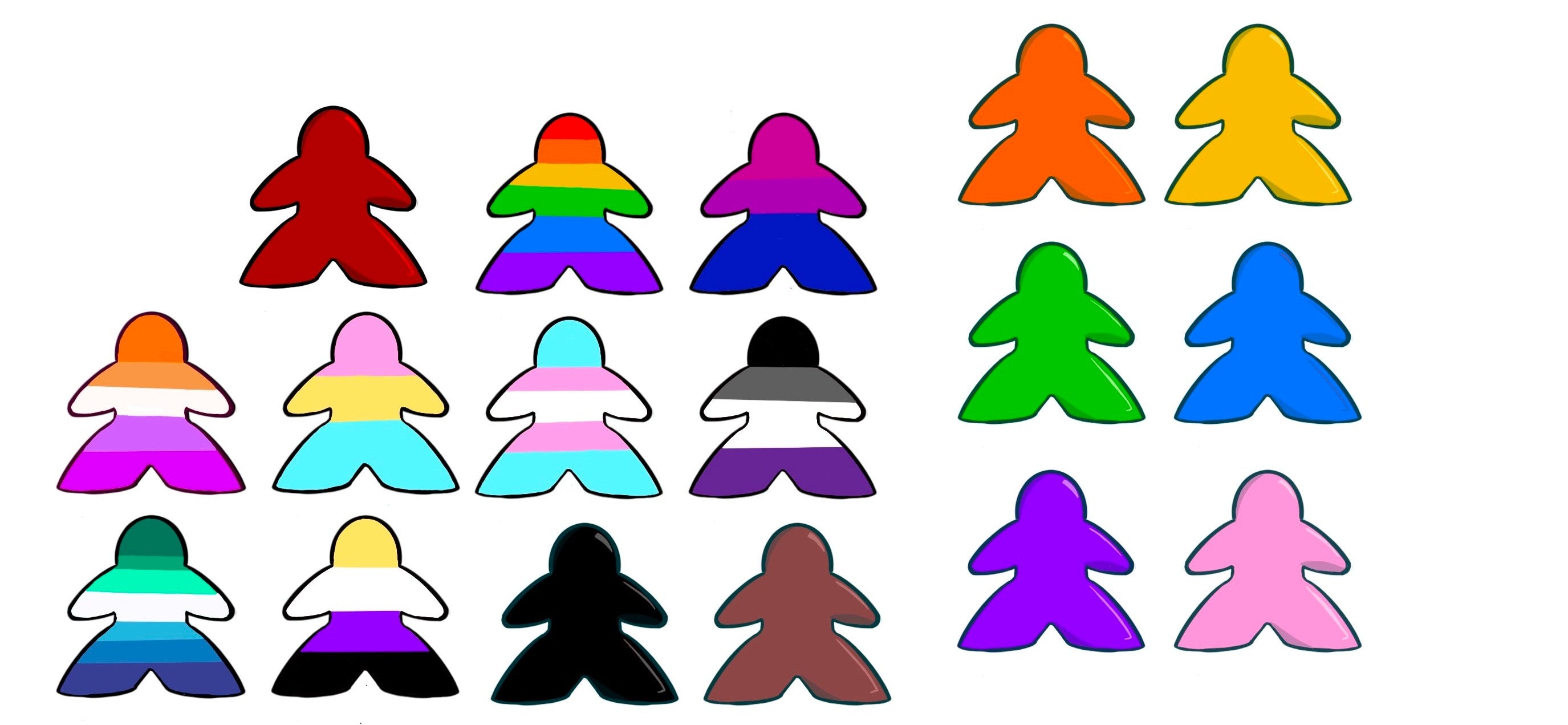 Meeple Stickers