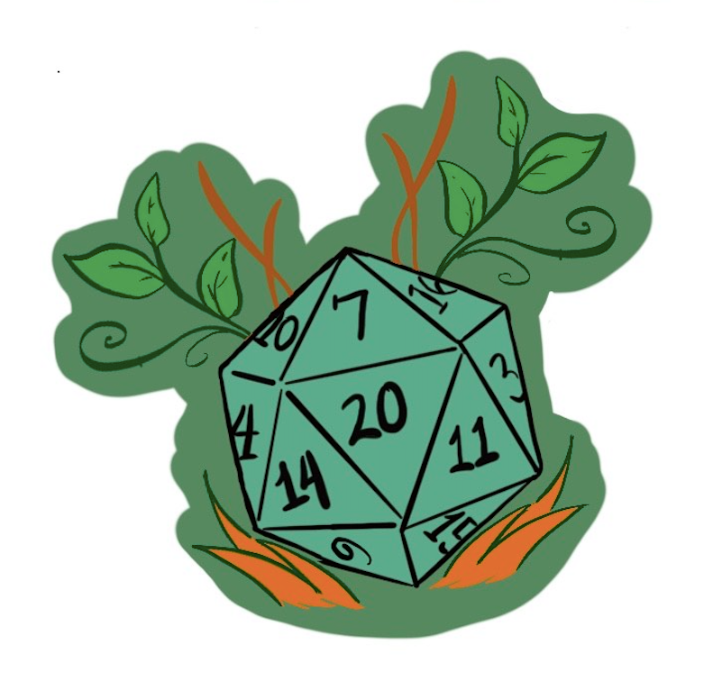 Woodsy D20 Sticker